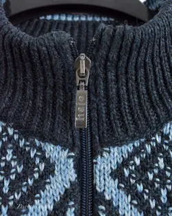 بافت وینتیج نیم زیپ Hajo