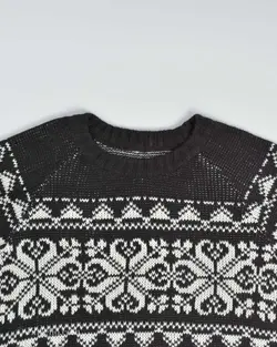 بافت وینتیج مشکی و سفید