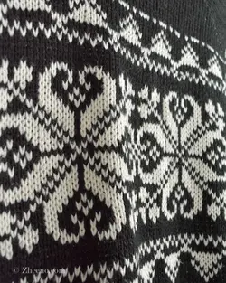 بافت وینتیج مشکی و سفید