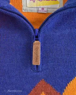 بافت وینتیج نیم زیپ Tipsyelves