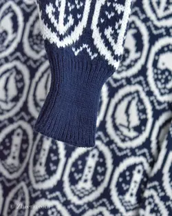 بافت وینتیج سورمه ای و سفید