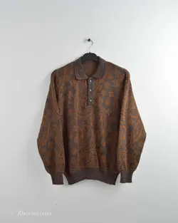 بافت وینتیج دکمه دار