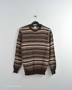 بافت وینتیج قهوه ای