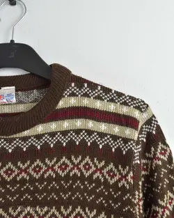 بافت وینتیج قهوه ای