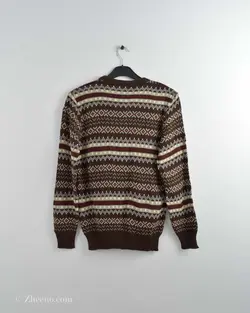 بافت وینتیج قهوه ای