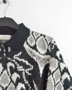 بافت وینتیج دکمه دار Nicolucchi