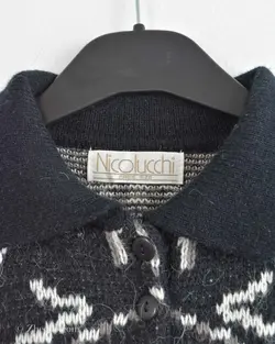 بافت وینتیج دکمه دار Nicolucchi