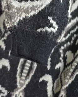 بافت وینتیج دکمه دار Nicolucchi