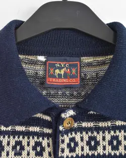 بافت وینتیج دکمه دار N.Y.C