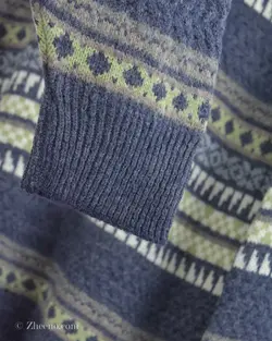 بافت وینتیج آبی نفتی