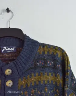 بافت وینتیج دکمه دار Pimet