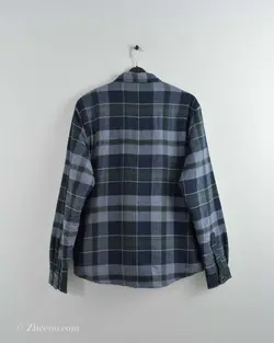 پیراهن پشمی داخل خز Tailor Vintage سورمه ای سبز