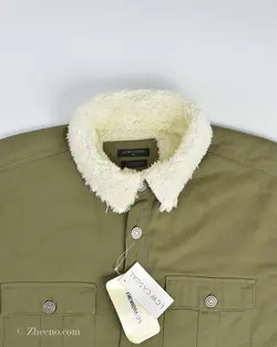پیراهن پشمی داخل خز LC Waikiki زیتونی
