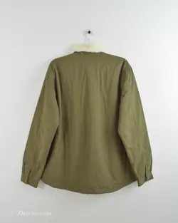 پیراهن پشمی داخل خز LC Waikiki زیتونی