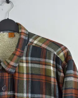 پیراهن پشمی داخل خز Tailor Vintage یشمی نارنجی