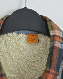 پیراهن پشمی داخل خز Tailor Vintage یشمی نارنجی