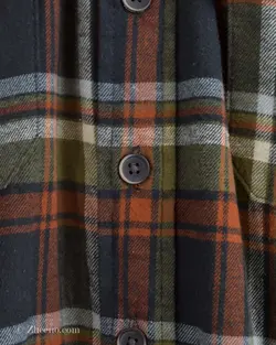 پیراهن پشمی داخل خز Tailor Vintage یشمی نارنجی