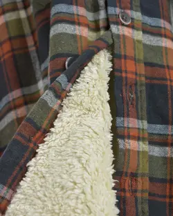 پیراهن پشمی داخل خز Tailor Vintage یشمی نارنجی