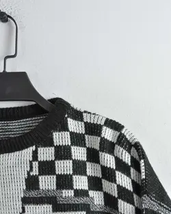 بافت وینتیج چند رنگ طرح دار