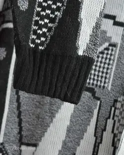 بافت وینتیج چند رنگ طرح دار