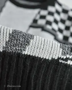 بافت وینتیج چند رنگ طرح دار