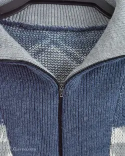 بافت وینتیج نیم زیپ