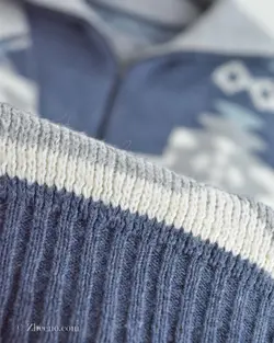 بافت وینتیج نیم زیپ