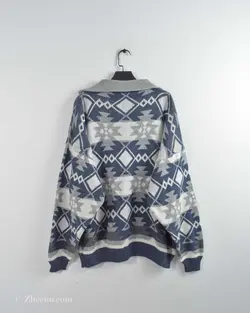 بافت وینتیج نیم زیپ