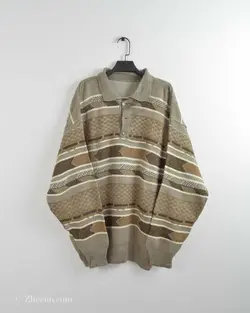 بافت وینتیج دکمه دار