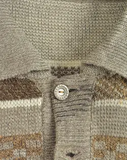 بافت وینتیج دکمه دار