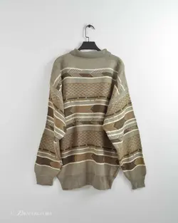 بافت وینتیج دکمه دار