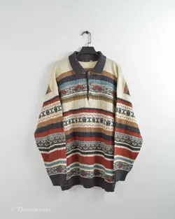 بافت وینتیج دکمه دار