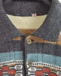 بافت وینتیج دکمه دار