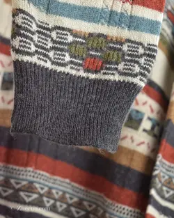 بافت وینتیج دکمه دار