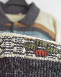 بافت وینتیج دکمه دار