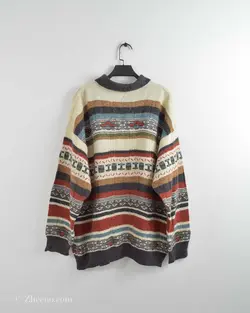 بافت وینتیج دکمه دار