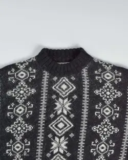 بافت وینتیج مشکی سفید