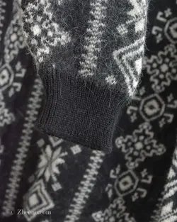 بافت وینتیج مشکی سفید