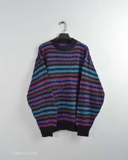 بافت وینتیج چند رنگ