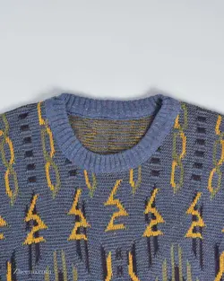 بافت وینتیج آبی نفتی