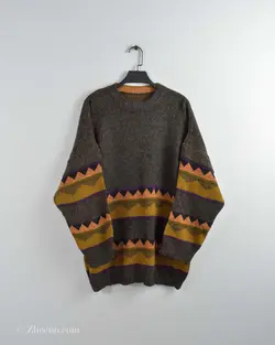 بافت وینتیج قهوه ای