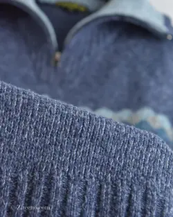 بافت وینتیج نیم زیپ Pilar