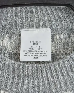 بافت وینتیج سفید و طوسی