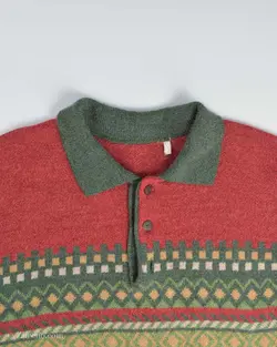 بافت وینتیج دکمه دار