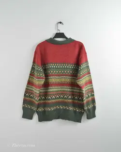 بافت وینتیج دکمه دار