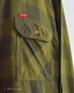 پیراهن پشمی Wrangler سبز