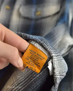 پیراهن پشمی ضخیم Tailor Vintage آبی کرم