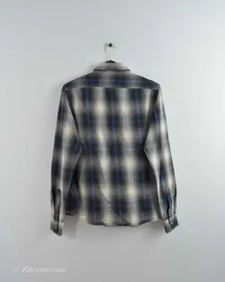 پیراهن پشمی ضخیم Tailor Vintage آبی کرم