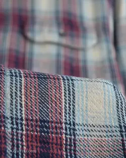 پیراهن پشمی ضخیم Tailor Vintage آبی زرشکی