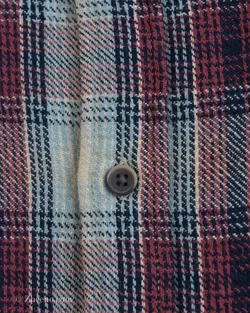 پیراهن پشمی ضخیم Tailor Vintage آبی زرشکی